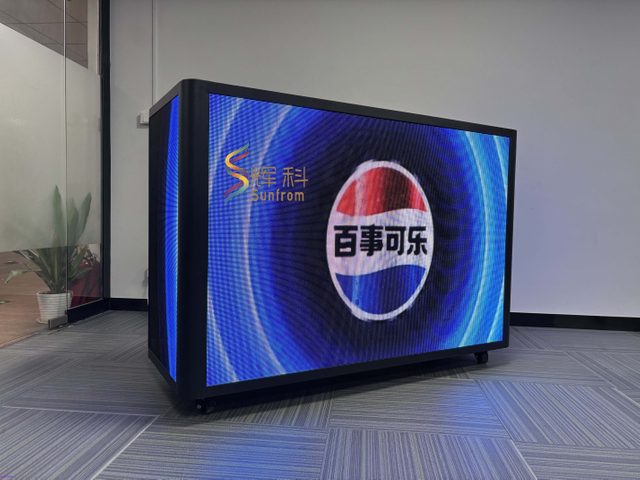 Portable LED Video Wall Display Screen DJ Booth for Night Club Bar Performance Events New Facade Stand Table with Stage Lights