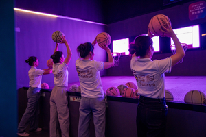 Indoor Led Basketball Shooting Games For Adults Entertainment Amusement For Adventure Park Or Shopping Mall