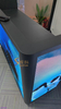 Portable LED Video Wall Display Screen DJ Booth for Night Club Bar Performance Events New Facade Stand Table with Stage Lights