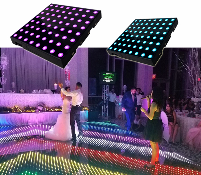 Outdoor High Sensitivity Wireless LED Pixel Floor 