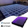 High Quality 50X50 Wired Mirror 3D Rgb Glass Led Dance Floor