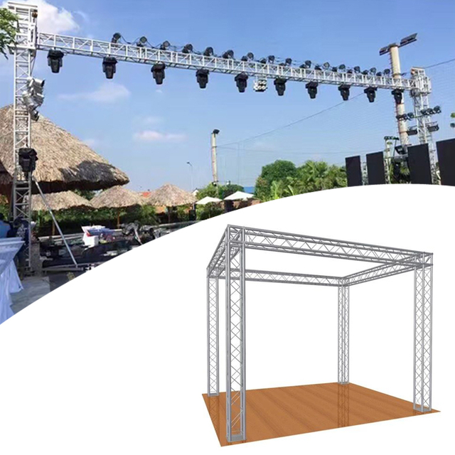 Outdoor Aluminum Performance Stage Customized Truss System