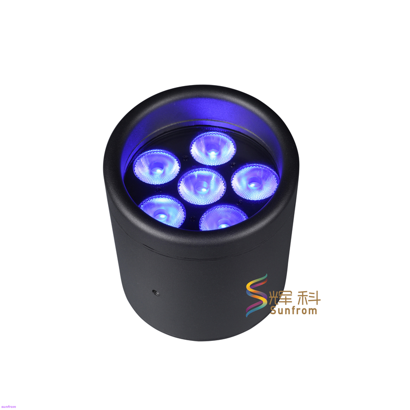 6pcs waterproof battery effect party lights
