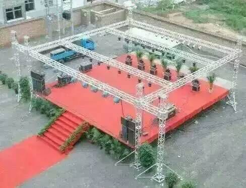 Outdoor Aluminum Performance Stage Customized Truss System