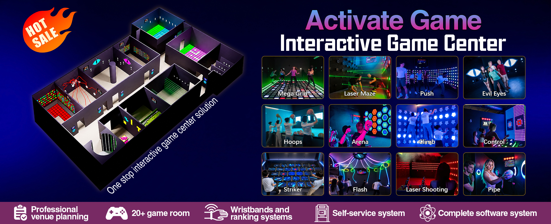 Activate Game，One stop interactive game center solution